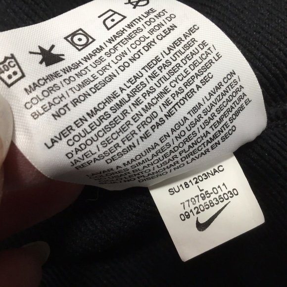 Nike Golf Johnnie Walker Fri Fit 1/4 Zip Men's Sz Large Black Jacket Johnny - Picture 10 of 11